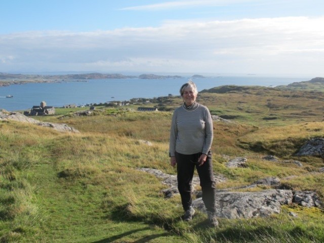 On the hill called Dun I above the Abbey on Iona